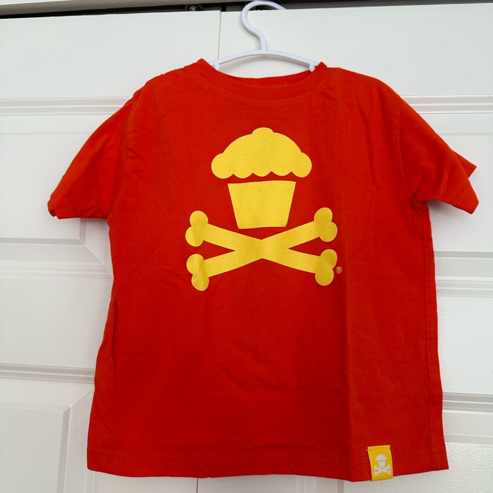 Johnny Cupcakes Red and Yellow Kids T-Shirt